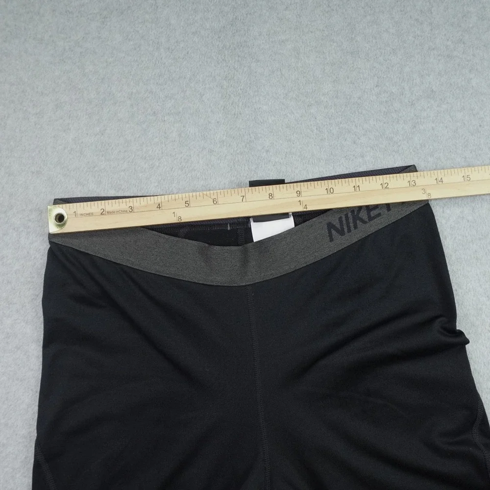 Nike Pro Leggings Womens Large Black Athletic Compression Dri-FIT Gym